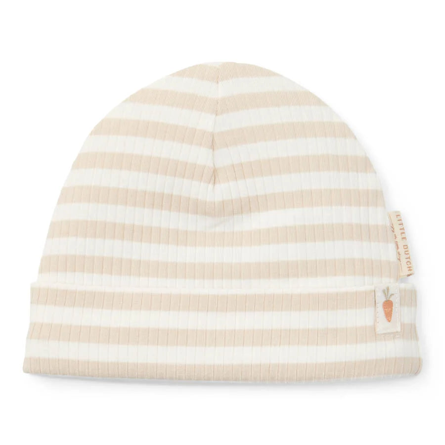 Little Dutch Gorro para Bebé Bege/Branco