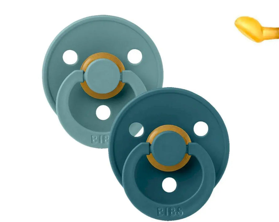 Pack 2 Chupetas Bibs Colour Anatómica Island Sea/Forest Lake Tam.2 - +6meses - Minicool