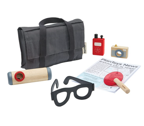 PLAN TOYS Set de Detetive Madeira - Minicool