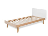 Cama Convertível Micuna Big Trevi – Branco/Madeira - Minicool
