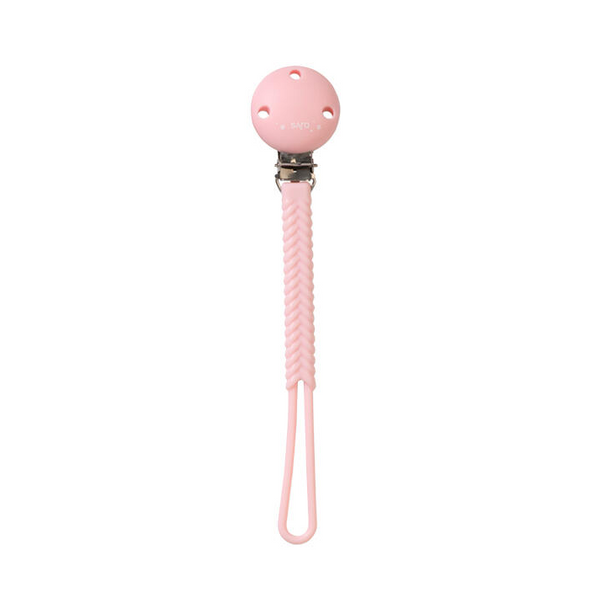 Saro Prende Chupetas Silicone Rosa