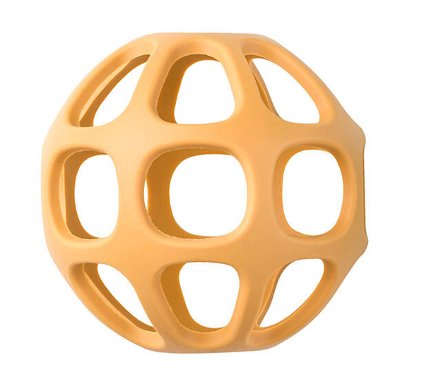 Saro Bola Sensorial Silicone Mostarda
