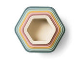 Saro Hexágonos Empilháveis Coloridos - Minicool