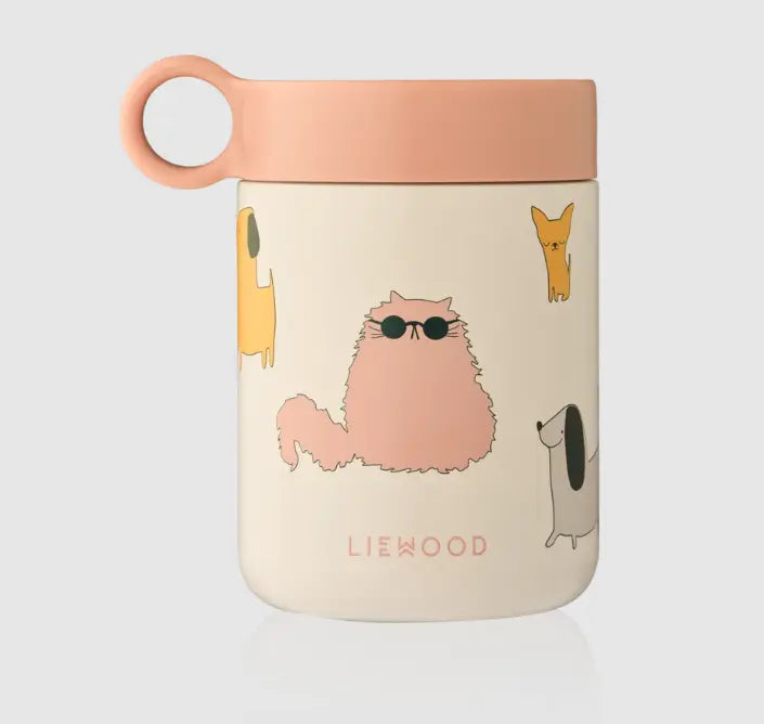 Liewood Recipiente Térmico Kiani Cats and Dogs Liewood