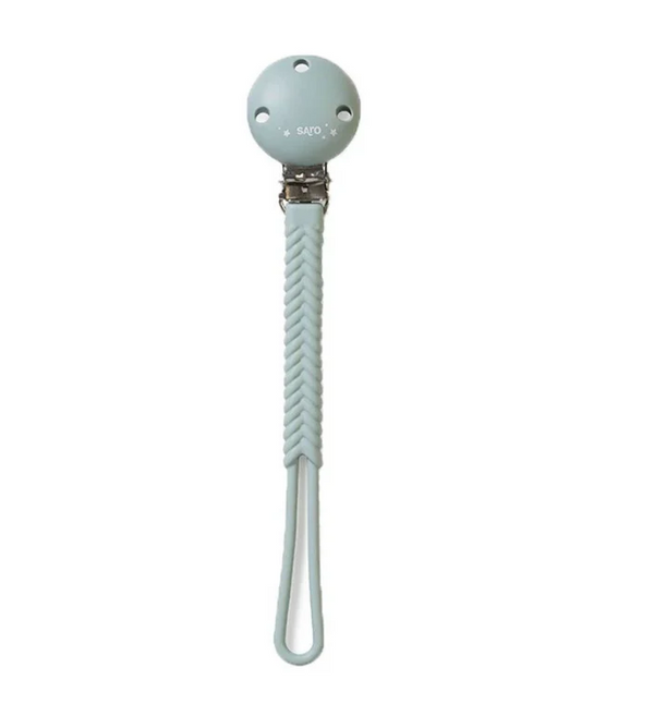 Saro Prende Chupetas Silicone Verde