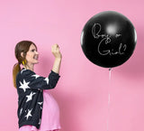 PartyDeco Balão Revelação de Género (Confettis Rosa) PartyDeco