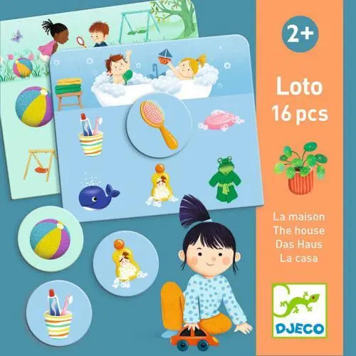 A Casa Jogo de Loto e Memória 30 Peças