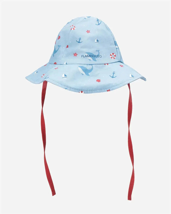 Flamingueo Chapéu Infantil Cappy Azul