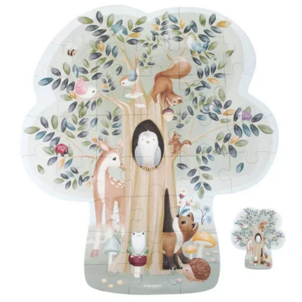 Little Dutch Puzzle Chão XXL – Forest Friends