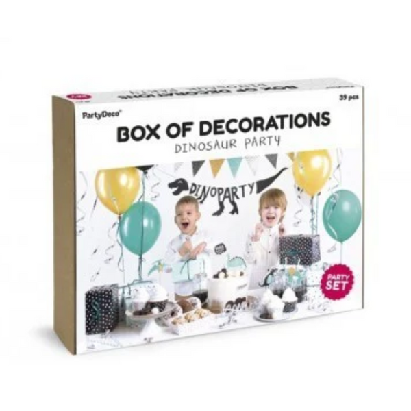 PartyDeco Set de Decoração Dinossauros