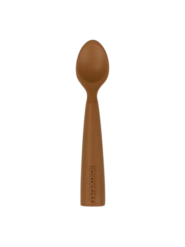 Colher de Silicone Minikoioi Woody Brown