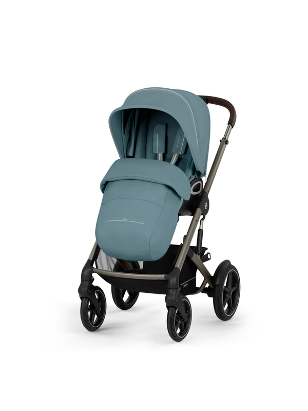 Cybex Carrinho de Bebé Talos S Lux 2025 Stormy Blue (Taupe Frame)
