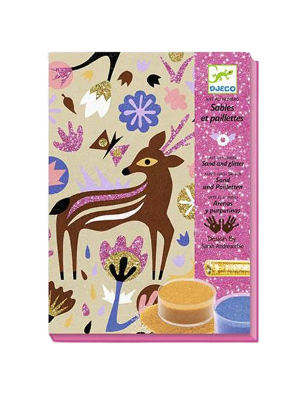 Djeco Jogo Areias Coloridas e Glitter Bosque Encantado