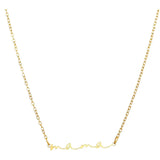 Colar Dourado "Mama" Minicool