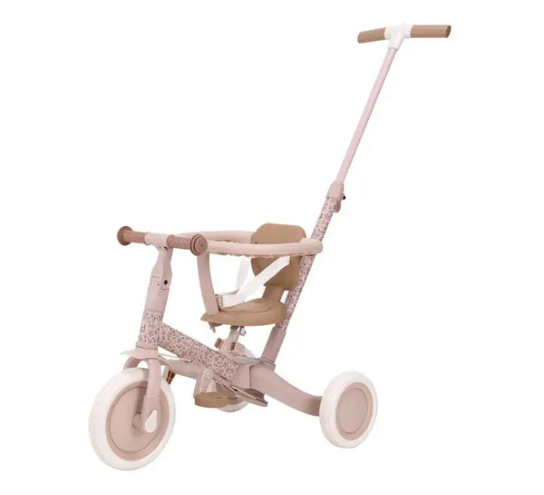 Little Dutch Triciclo 4 em 1 Fairy Floral Rosa