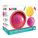 Ludi Conjunto 3 Bolas Sensoriais Rosa Ludi