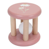 Little Dutch Roca de Madeira Cor de Rosa com Flores Little Dutch