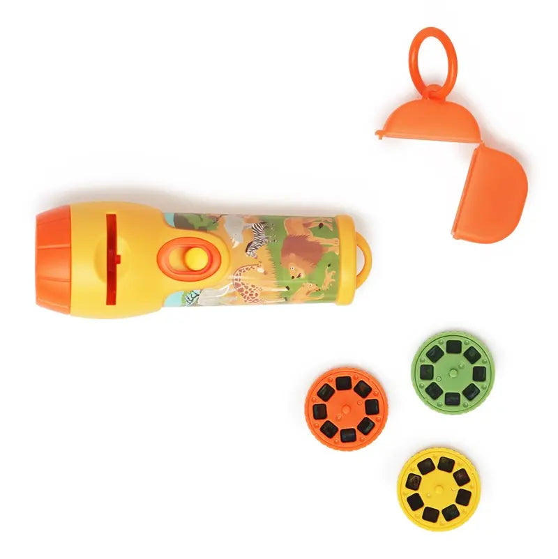 Scratch Lanterna Projetor Animais Selvagens Toctoys