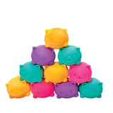 Needoh Conjunto 3 Gatinhos Roxo/Rosa/Laranja Needoh
