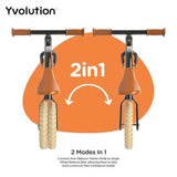 Yvolution Bicicleta Equilíbrio YVelo Junior Air Preta Yvolution
