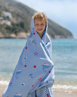 Flamingueo Toalha de Microfibra Infantil Marin Ocean Hugs Flamingueo
