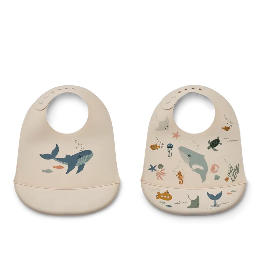 Liewood Pack 2 Babetes - Sea Creature/Sandy Liewood