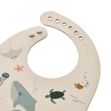 Liewood Pack 2 Babetes - Sea Creature/Sandy Liewood