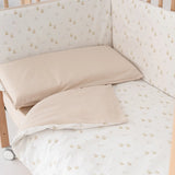 Kit Nórdico + Protetor Minicuna Rabbits Blanco – Beige | Micuna Micuna