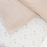Kit Nórdico + Protetor Minicuna Rabbits Blanco – Beige | Micuna Micuna