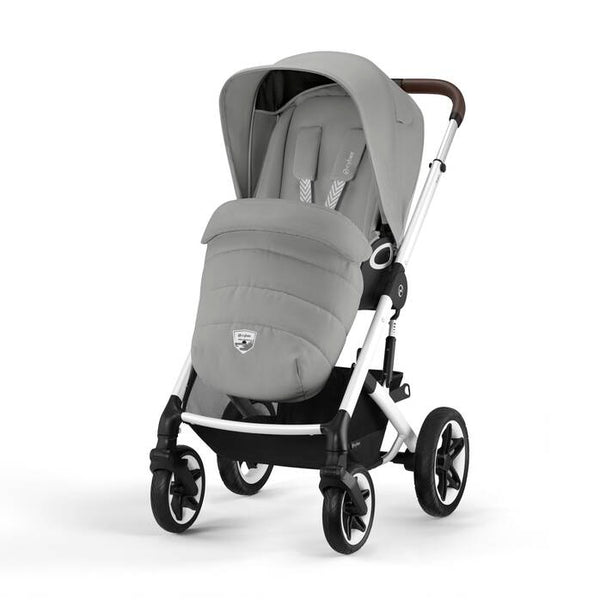 Cybex Carrinho de Bebé Talos S Lux Stone Grey (Silver Frame)