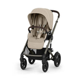 Cybex Carrinho de Bebé Talos S Lux 2025 Almond Beige (Taupe Frame) Cybex