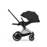 Cybex Pack Comfort e-Priam Sepia Black/Rosegold Frame (2026) Cybex Platinum