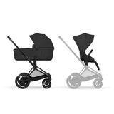 Cybex Pack Comfort e-Priam Sepia Preto/Preto Mate (2026) Cybex Platinum