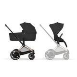 Cybex Pack Comfort e-Priam Sepia Black/Rosegold Frame (2026) Cybex Platinum