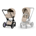 Cybex Pack Comfort e-Priam Cozy Bege/Preto Mate (2026)