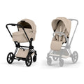 Cybex Pack Comfort Priam Cozy Beige/Matt Black Frame (2026)