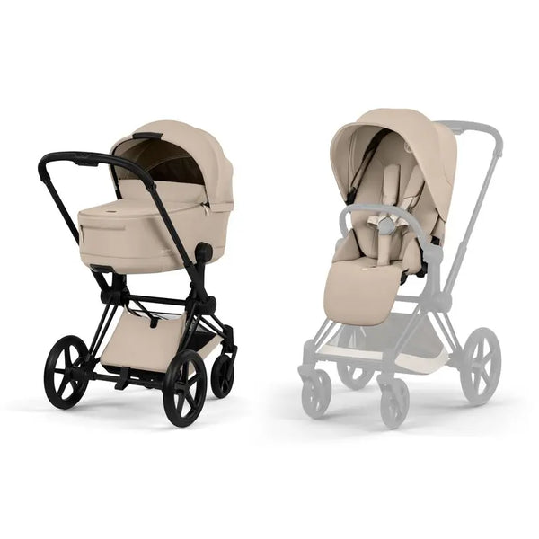Cybex Pack Comfort Priam Cozy Beige/Matt Black Frame (2026)