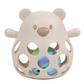 Nattou Chocalho Urso em Silicone com Bola