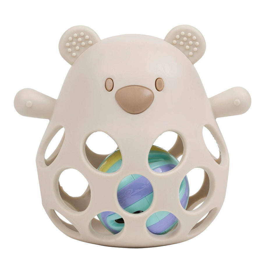 Nattou Chocalho Urso em Silicone com Bola