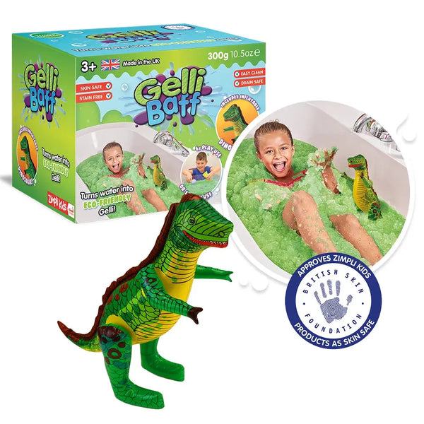 Zimpli Gelli Baff Verde com Dinossauro Inflável