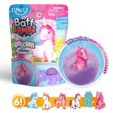 Zimpli Baff Bombz Surpresa com Figura Colecionável de Unicórnio Zimpli