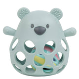 Nattou Chocalho Urso em Silicone com Bola