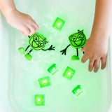 Set Personagem Pippa e 2 Cubos Luz GloPals Verde Glopals