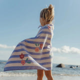 Little Dutch Toalha de Praia Dreamy Purple Stripe - 60x120cm Little Dutch