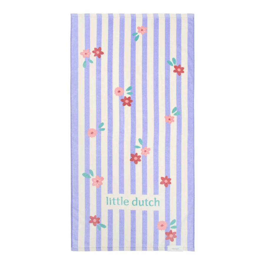 Little Dutch Toalha de Praia Dreamy Purple Stripe - 60x120cm Little Dutch