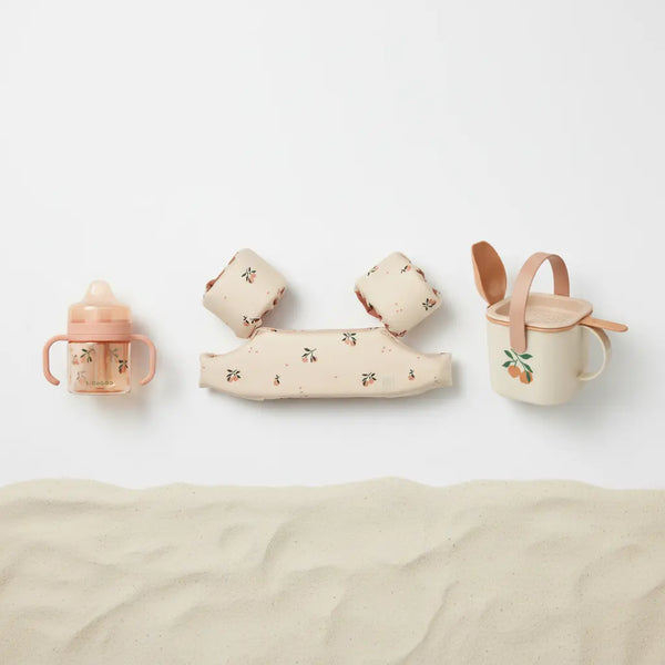 Kit Praia Bebé — Primeiro Verão Peach