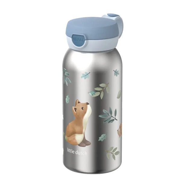 Little Dutch Garrafa Aço Inox Flip Cap 600 ml Forest Friends
