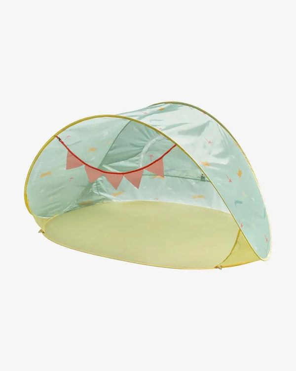 Flamingueo Tenda de Praia Dobrável Verde