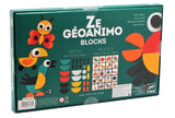 Djeco Zé Géoanimo Reproduz Animais com Peças de Madeira Djeco
