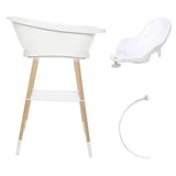 Conjunto de Banheira de Bebé Bébé-Jou Sense — (Com Suporte Led) White
